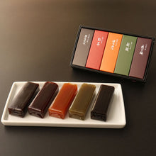 將圖片載入圖庫檢視器 【3/12-3/20預購期間/預計4月20號左右抵達台灣】京都虎屋 室町時代後期創業 後陽成天皇献上 皇室御用達 虎屋 小形羊羹 5種口味組合 盒裝