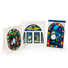 將圖片載入圖庫檢視器 ☆台灣現貨  三鷹之森吉卜力美術館限定販售  彩色玻璃風格的龍貓明信片 3個組合