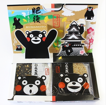 將圖片載入圖庫檢視器 【預購產品】 熊本縣廠商あんたがたどこさ 熊本熊 胡麻太鼓仙貝 (白 / 黒) 六個