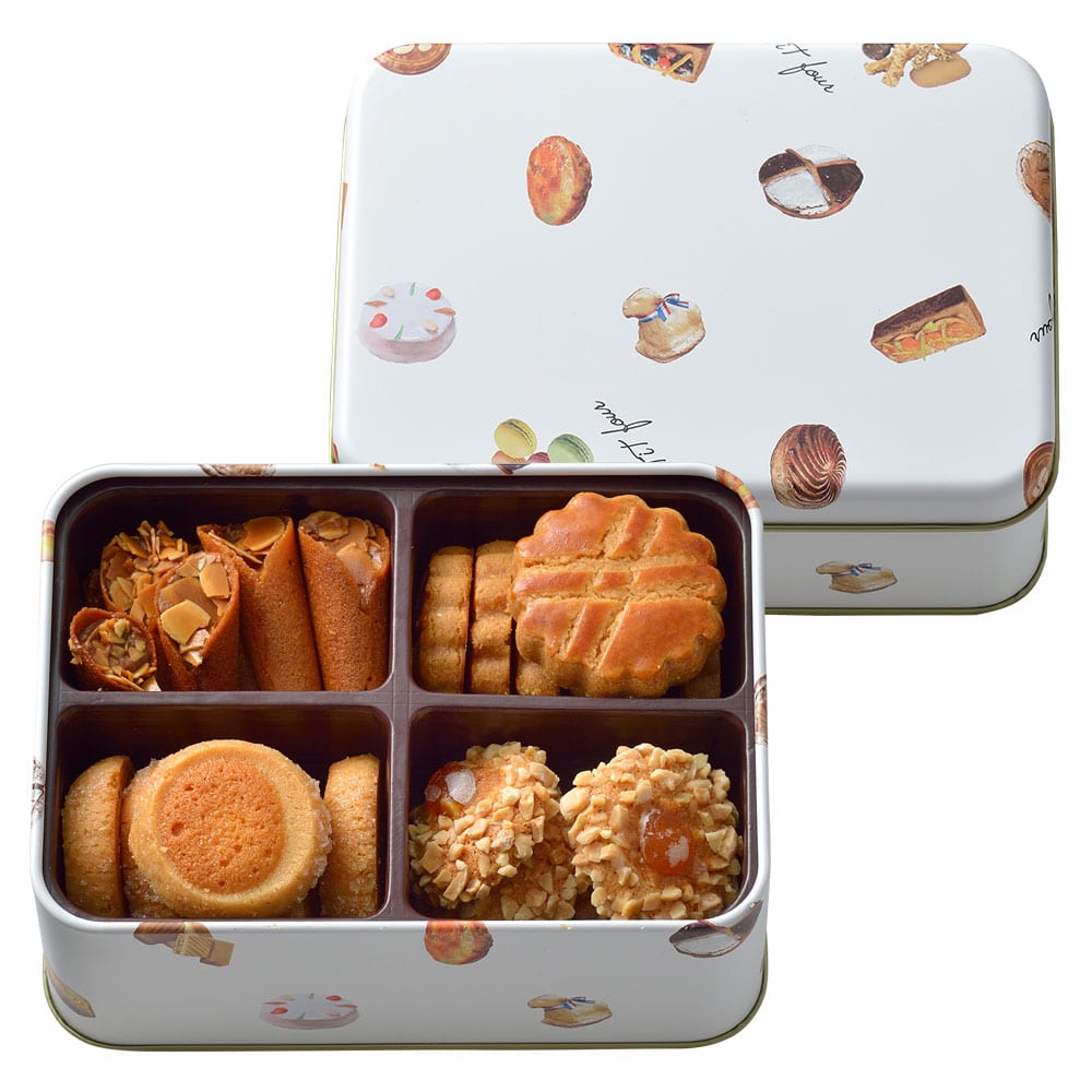 【預購產品/預計6月25號左右抵達台灣】.日本東京 Maison de Petit Four 手工餅乾鐵盒