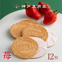 將圖片載入圖庫檢視器 【預購產品/預計1月31號左右抵達台灣】  神戶銘菓 神戶風月堂  冬天季節產品 迷你法蘭酥 草莓餅乾
