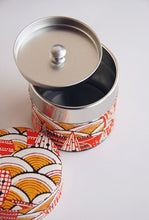 將圖片載入圖庫檢視器 ☆現貨(24小時內出貨) 日本製 和柄　和紙茶罐・茶筒・咖啡罐・菓子罐・保管容器
