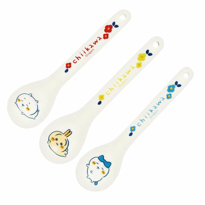☆現貨(24小時內出貨). 日本吉伊卡哇Chiikawa 日本製 瓷器 花園餐具 陶瓷勺子