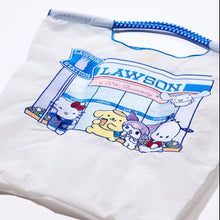 將圖片載入圖庫檢視器 【11/19~12/15預購期間/預計12月25號左右抵達台灣】日本便利商店LAWSON50週年紀念×三麗鷗×Ball&amp;Chain 聯名款 刺繡手提包 托特包 手提袋 通勤女包

