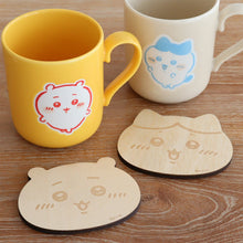 將圖片載入圖庫檢視器 ☆現貨(24小時內出貨). 日本吉伊卡哇Chiikawa 日本製 瓷器 花園餐具 陶瓷馬克杯&amp;雷射切割杯墊 組合 300ml

