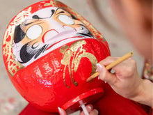 將圖片載入圖庫檢視器 ☆現貨(24小時內出貨)   日本廠商YOUBI 天然素材 手工製作 招福開運擺飾　開運招財 日本製 群馬縣傳統工藝品 高崎達摩
