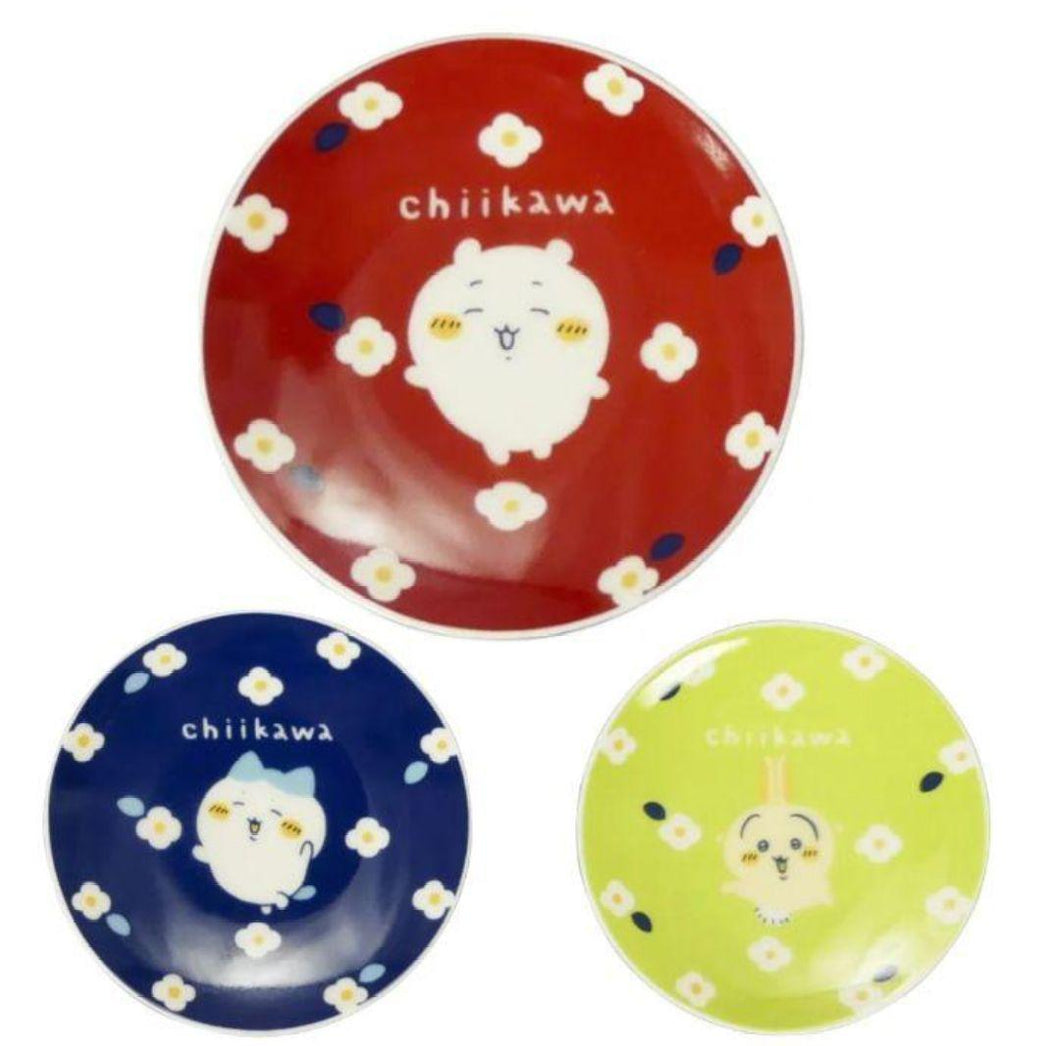 ☆現貨(24小時內出貨). 日本吉伊卡哇Chiikawa 瓷器 花園餐具 小碟子 豆皿