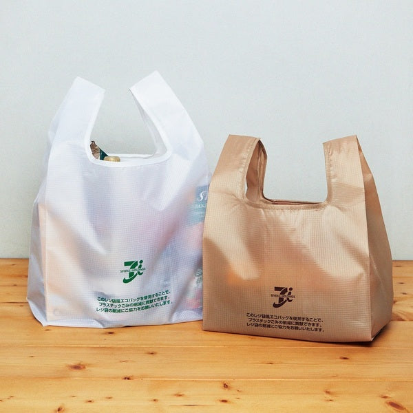 ☆現貨(24小時內出貨).   日本7-11 小7袋子風格的環保購物袋 (兩個一組)