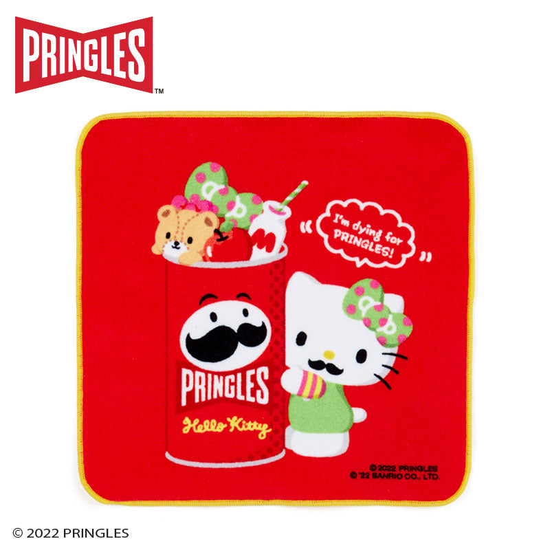 ☆現貨(24小時內出貨).  日本Hello Kitty凱蒂貓 x Pringles 品客合作產品  方巾
